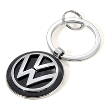 Custom Volkswagen Metal Key Chain Keyring Silver VW Logo