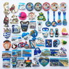 Souvenir Solid Resin Round Fridge Magnet