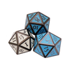 DND Game Large White Metal Dice