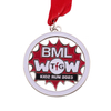 Customized marathon running event medal