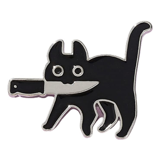 Custom Enamel Cat Enamel Pin Gift Women Girls Pin Brooches