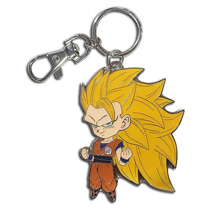 Dragon Ball Z - Goku Torso Metal Keychain Super Saiyan