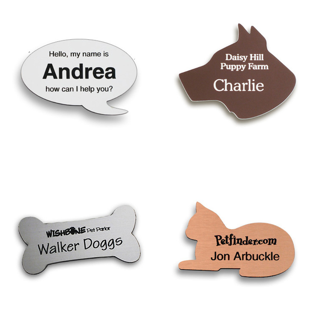 Create-A-Shape Custom Stock Name Tags