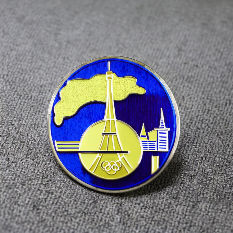 Custom 2024 France Paris Olympic Pin Collecting