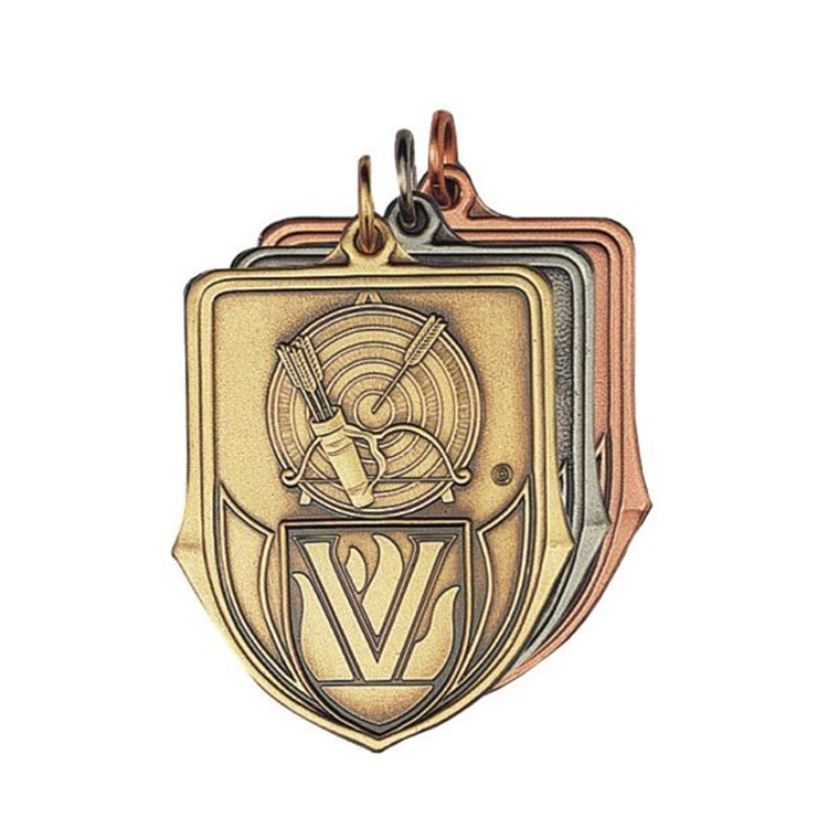 Pingat emas memanah yang disesuaikan