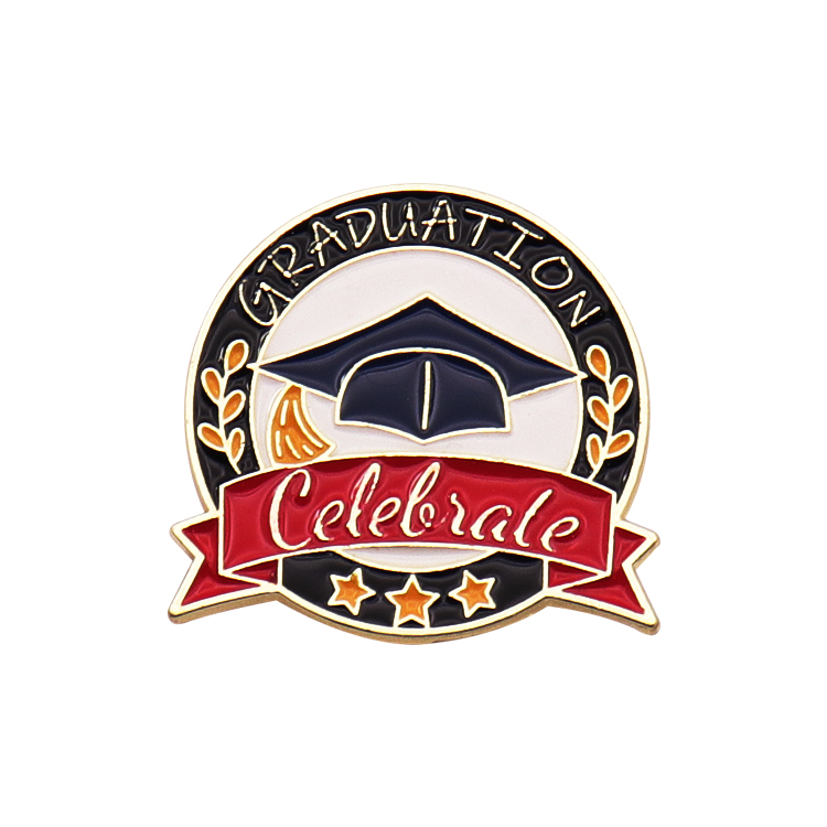 Customized Graduation Commemorative Campus Soft Enamel Badge