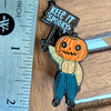 Customized Pumpkin Head Halloween Badge