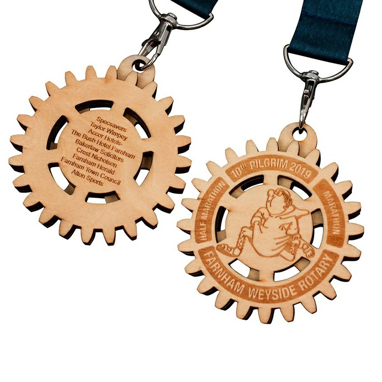 Custom Wooden Award Medals