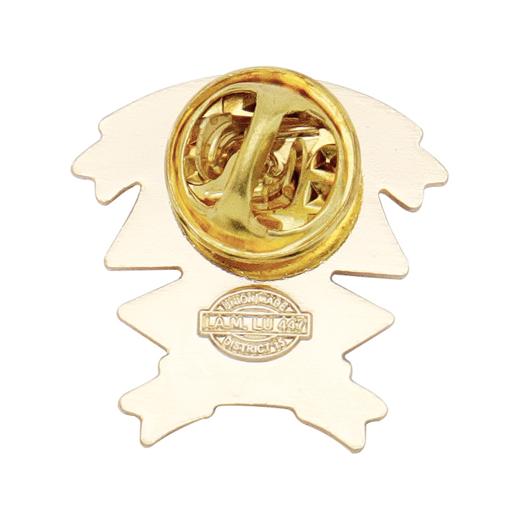 Iron Magnetic Anniversary Badges Custom Gold Plated Reward Year Award Metal Enamel Lapel Pin