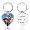 Custom Keychain with Picture Turnable Double Sided Colorful Photo Key chains