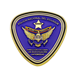 3D Custom National Police Cap Soft Enamel Lapel Pin