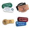 Custom Contemporary Engraved Logos on Name Plates