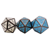 DND Game Large White Metal Dice