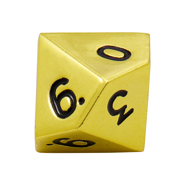 Metal Polyhedral Dice custom