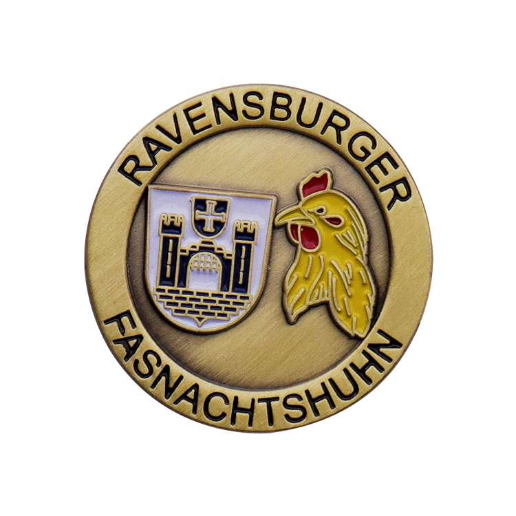 Customized 3D Pirate Skull Commemorative Badge