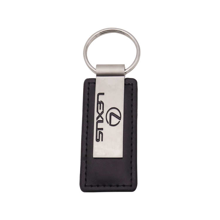Customized Exclusive Brand Car Leather Keychain Accessories