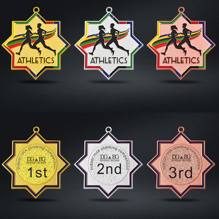 Customized Sports Running Championship Gold Medal