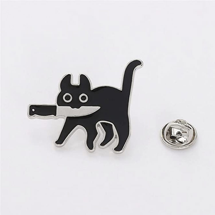 Custom Enamel Cat Enamel Pin Gift Women Girls Pin Brooches