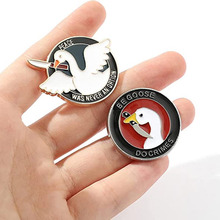 Custom Zinc Alloy Cartoon Identification Lapel Pin