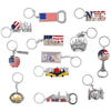  Silver Souvenir Collection New York Metal Keychain Ring Bundle Bulk