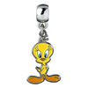 Custom Cute Metal Tweety Bird Chicken Enamel Keychain