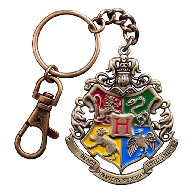 Custom HARRY POTTER Gryffindor School Crest Pewter Keychain