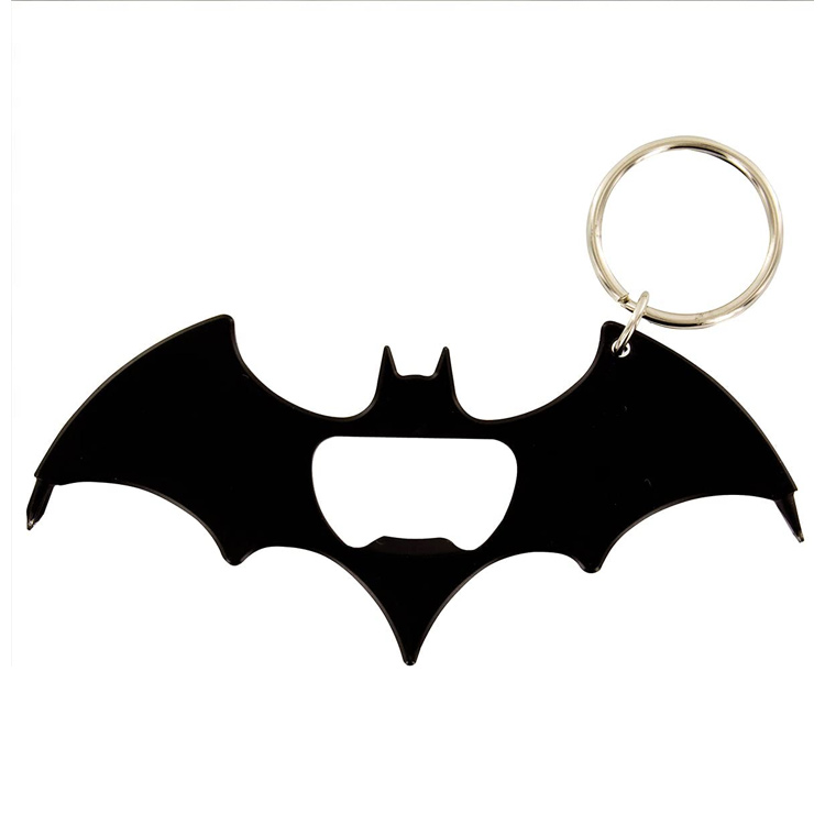 Custom Bat Symbol Key Chain Zinc Alloy Keychain Bat Shape Metal Key Ring Tag for Your Autos