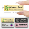 Custom laser-engraved Logo office nameplate badges Employee name tag