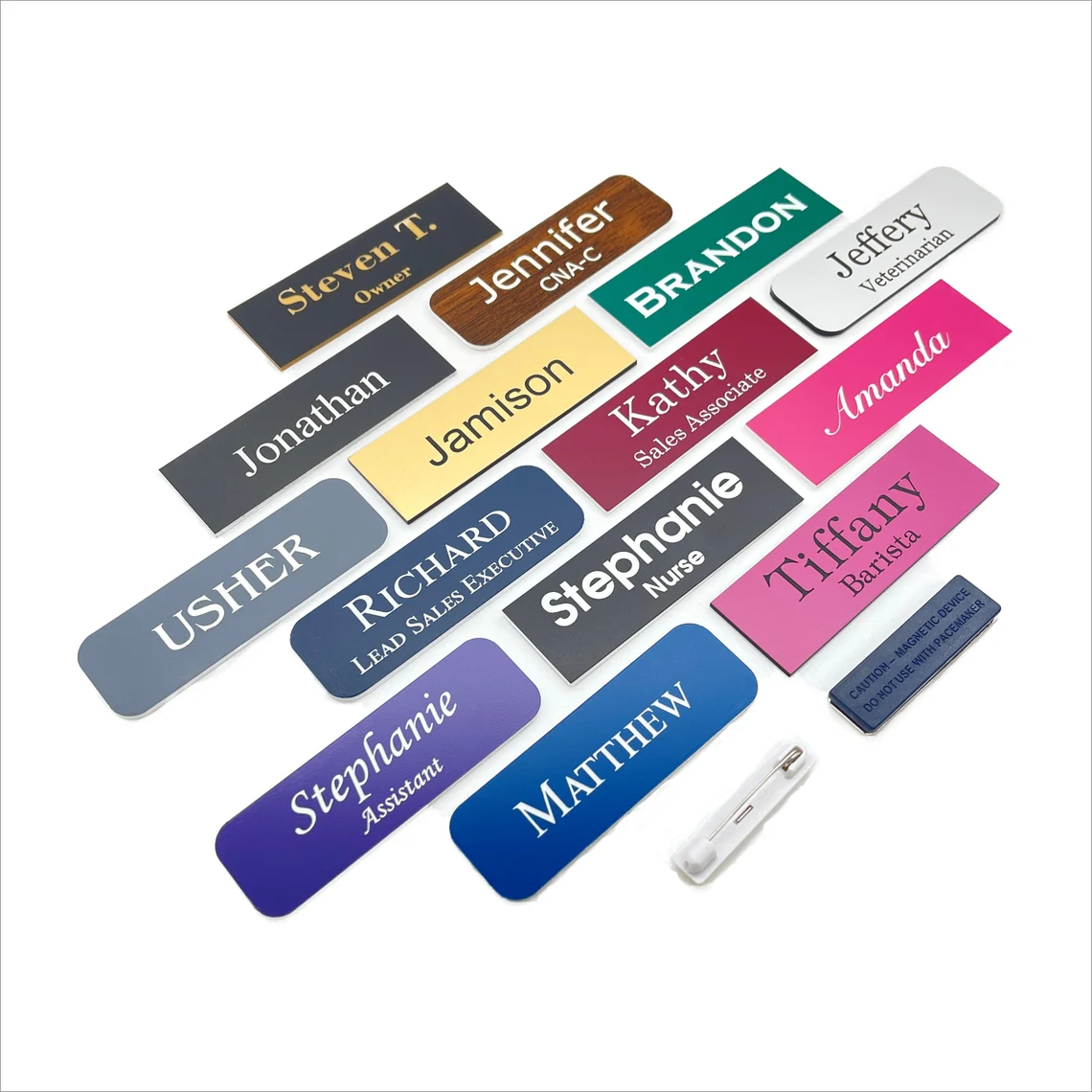 Customizable Laser-engraved Exclusive Blank Nameplate