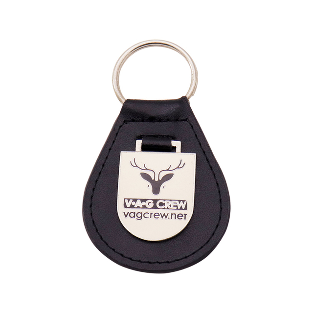 Customized Porsche Keychain Pendant Made of Leather Material