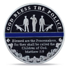 Custom Saint Michael Police Officer Prayer Law Enforcement Challenge Coin