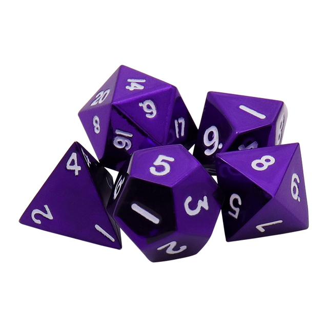 Party Large Unique Aluminum D&D Table Game Dice