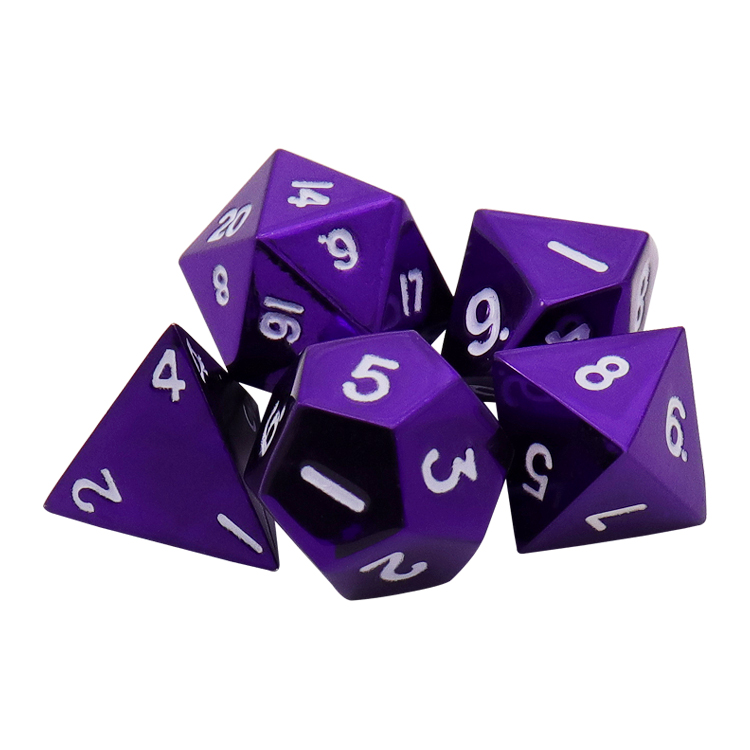 Party Large Unique Aluminum D&D Table Game Dice